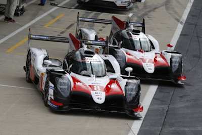 Die beiden Toyota TS050 Hybrid dominieren das Geschehen bei der FIA WEC in Silverstone