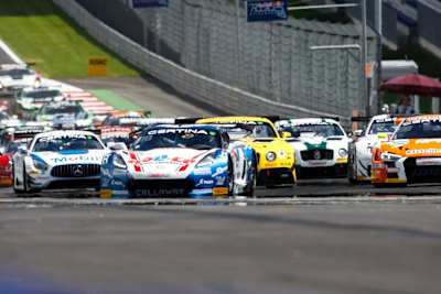 Die Corvette C7 GT3 R liegt ganz vorne