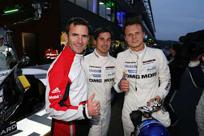 Dumas mit Jani und Lieb (v.l.)