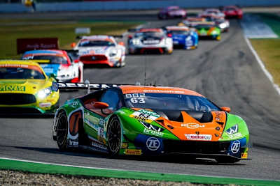 Triumph beim ADAC GT Masters in Hockenheim: Der Lamborghini Huracán GT3 von GRT
