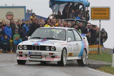 Im Nationalen Rallyesport dabei: BMW M3