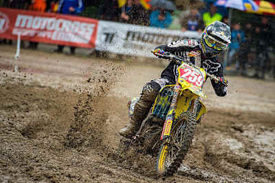 Der neue ADAC MX Masters Champion Glenn Coldenhoff war im Schlamm unschlagbar