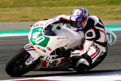 Erwin Postmus (Yamaha TZ250 5KE) startet in der Klasse GP 250