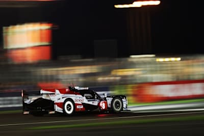 Pole-Position bei den 24h von Le Mans 2018 für den Toyota TS050 Hybrid von Sébastien Buemi, Kazuki Nakajima und Fernando Alonso