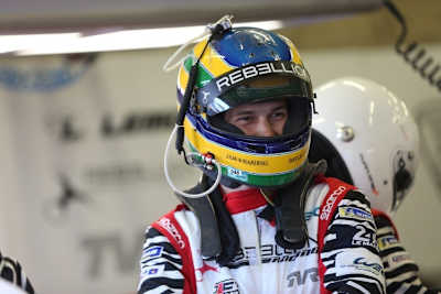 Der Helm von Bruno Senna erinnert an seinen Onkel Ayrton
