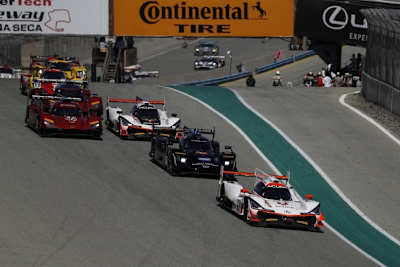 Immer schön anzusehen: Die DPi der IMSA-Serie auf der Strecke von Laguna Seca