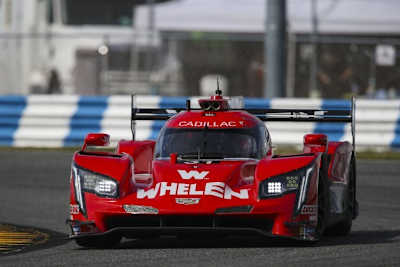 Im ersten freien Training zu den 24h von Daytona vorne: Der Cadillac DPi von Felipe Nasr