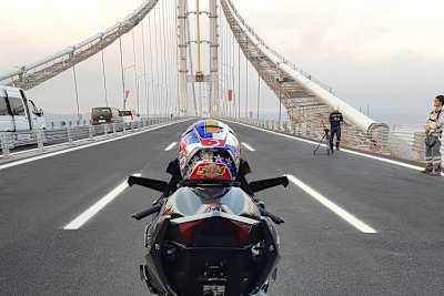 Kenan Sofuoglu und die Kawasaki H2R haben die 400 km/h-Marke geknackt 