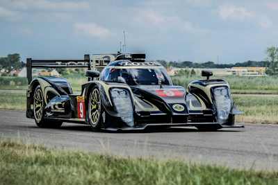 Der Lotus LMP1, hier beim Roll-Out startet in Texas erstmals