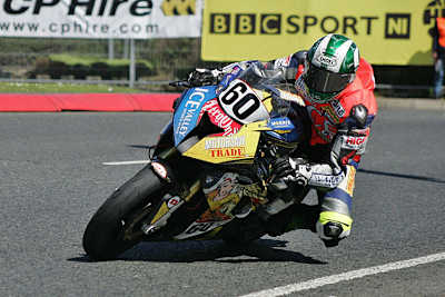 Peter Hickman bei seinem Debüt 2014