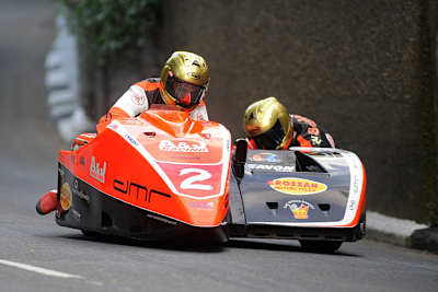 Molyneux/Sayle bei ihrem letzten gemeinsamen Auftritt bei der Tourist Trophy 2009