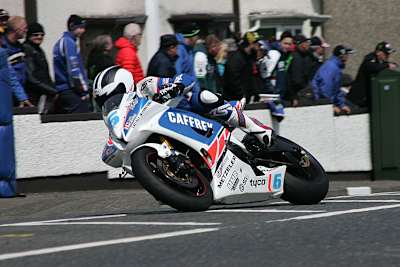 William Dunlop auf der Yamaha R6 beim North West 200
