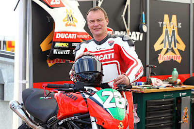 Ralf Waldmann ist zum zweiten Mal in diesem Jahr bei der IDM SuperNaked dabei