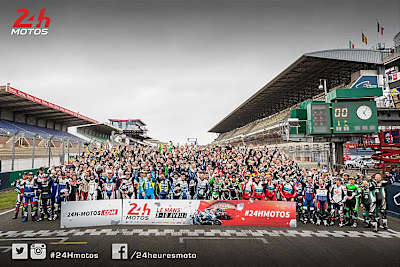 Das gesamte Fahrerfeld für das 24-Stunden-Rennen in Le Mans