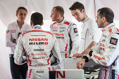 Diese fünf und Michael Krumm fahren für Nissan in der WEC