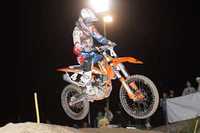Marcel Staufer gewann das Night Moto Cross in Imbach