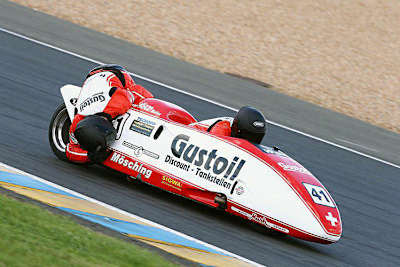 Lukas Wyssen und Thomas Hofer auf ihrer Yamaha LCR