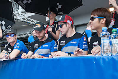 Das YART-Quartett: Parkes, Neukirchner, Fritz und Fujita (vlnr.)