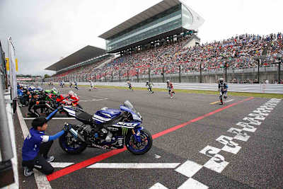 Der Start zum Acht-Stunden-Rennen in Suzuka 2017