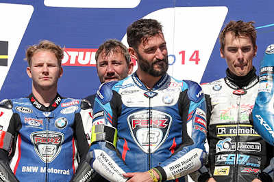 Danny Webb, Rico Penzkofer, Alessandro Polita, Markus Reiterberger (vlnr.)