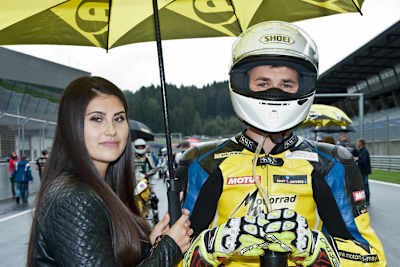 Julian Mayer vor dem Start zum zweiten Rennen