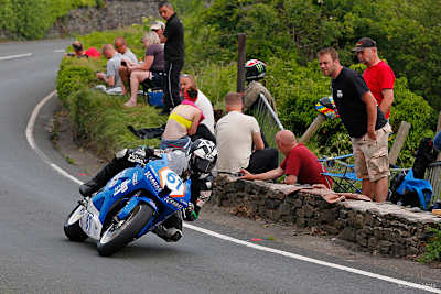 Der Österreicher Julian Trummer bei der TT 2018