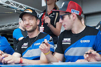 Marvin Fritz (re.) und Max Neukirchner werden wieder für YART in den Sattel steigen