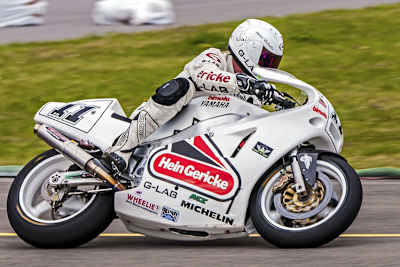 Peter Rubatto auf der Bimota-Yamaha 