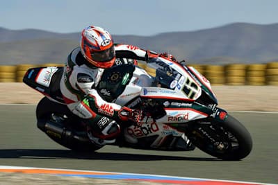 Stuart Easton beim Vorsaisontest in Almeria