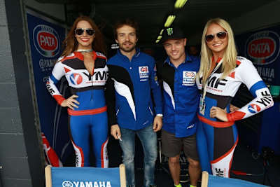 Sylvain Guintoli und Alex Lowes lieben ihren Job bei Yamaha