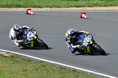 Thomas Walther (77) und Sebastian Frotscher (44): 2018 kein Heimrennen in Schleiz