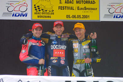 Das 250er-Podium 2001
