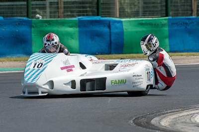 Peter Gierlinger und Roman Gröbner auf einer RSR Suzuki