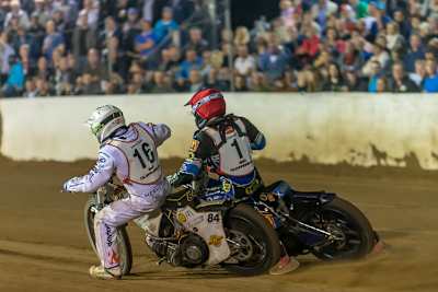 Zweikampf um den Sieg zwischen Martin Smolinski und Tobias Kroner