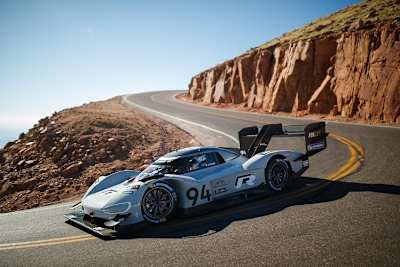 Der VW I.D. R am Pikes Peak