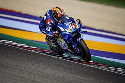 Alex Rins beim Misano-Test