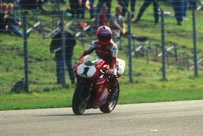 Carl Fogarty 1995 mit der Ducati 916