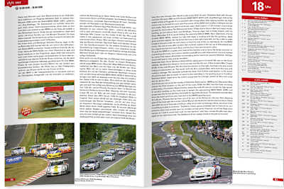 Das Rennen wird in Abschnitten von zwei Stunden geschildert