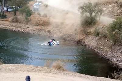 Das «Bad» von Ott Tänak im See