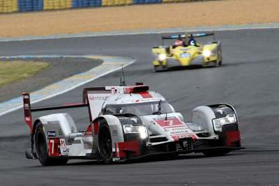 Der Audi #7 muss zukünftig mit seinem Motor haushalten