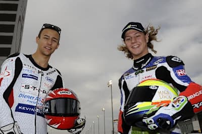 Vor acht Jahren: Randy Krummenacher und Dominique Aegerter in der Moto2