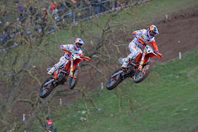 René Hofer führte im zweiten Lauf von Matterley Basin lange vor Tom Vialle