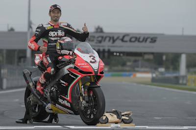 Max Biaggi 2012 bei seinem zweiten Superbike-WM-Titel