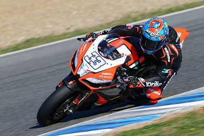 Marco Melandri beim Jerez-Test