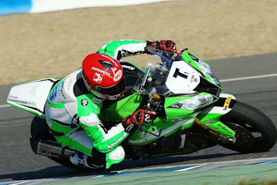 Luca Scassa beim Jerez-Test 2013