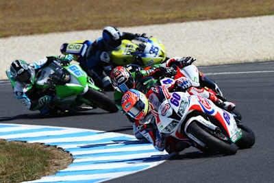 Michael van der Mark führte das Phillip Island-Rennen kurzzeitig an