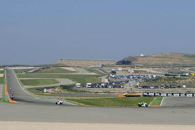 Die Piste in Aragón wird in dieser Saison etwas anders befahren