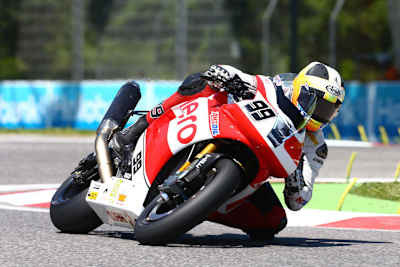 Geoff May hat in Imola bisher die Nase vorn - vor seinem Teamkollegen 