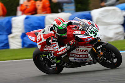 Davide Giugliano hat noch Probleme mit dem Reifenverschleiss