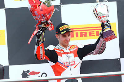 Jules Cluzel war auch mit dem zweiten Rang in Donington zufrieden